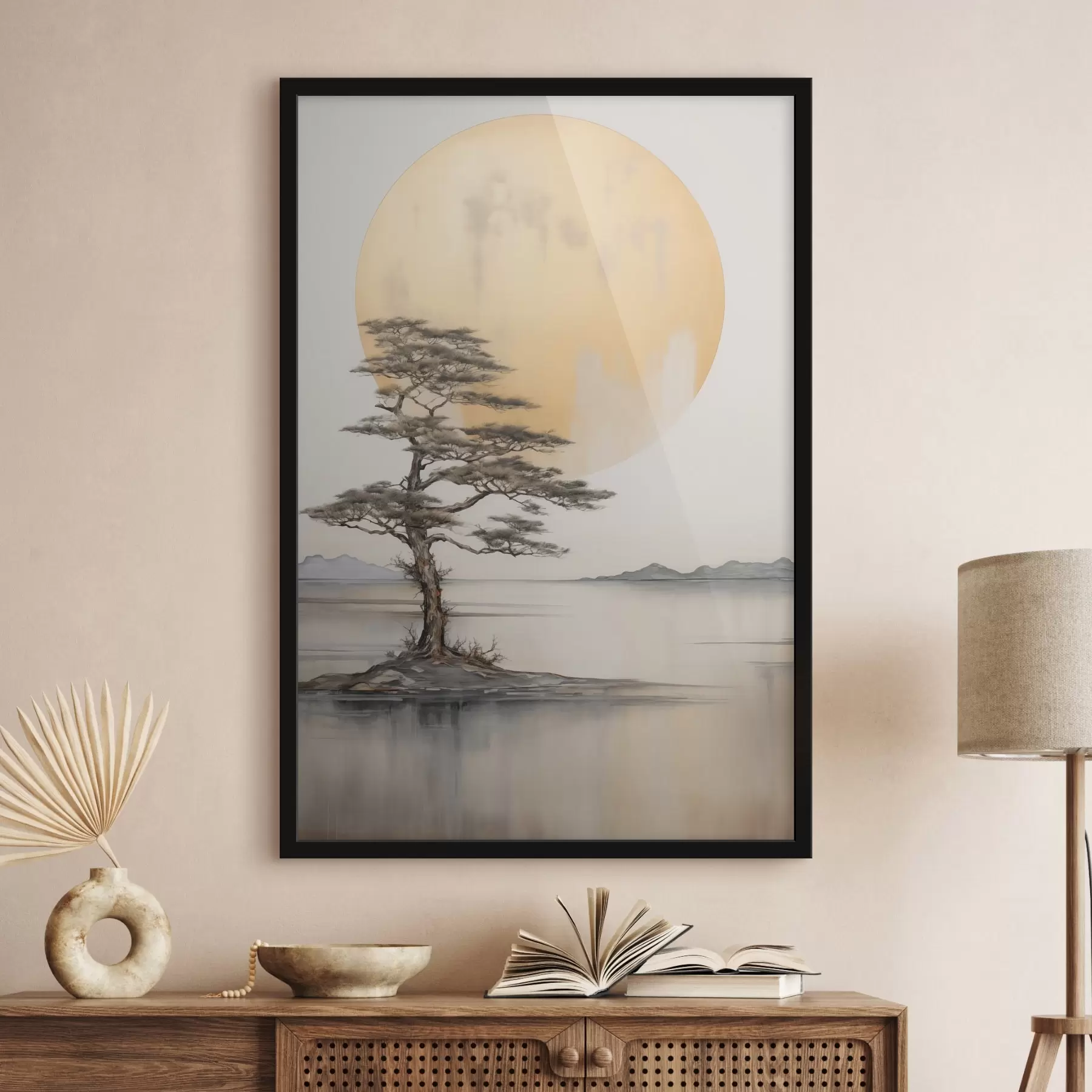 Fotobehang Stilte over water