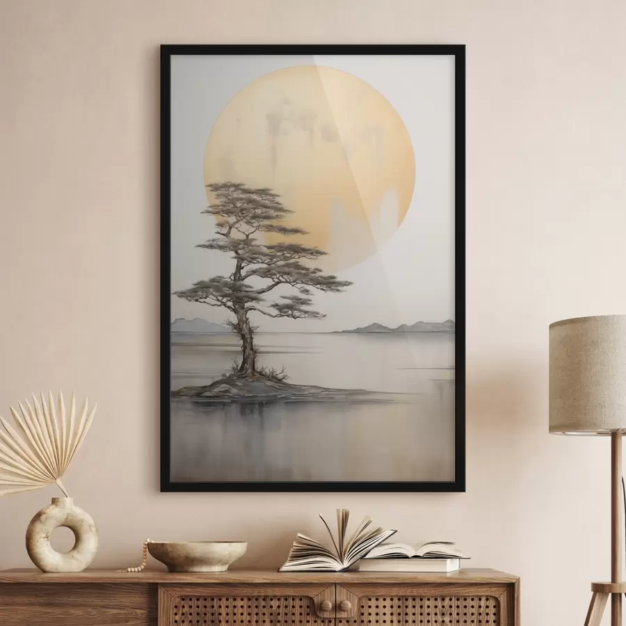 Fotobehang Stilte over water