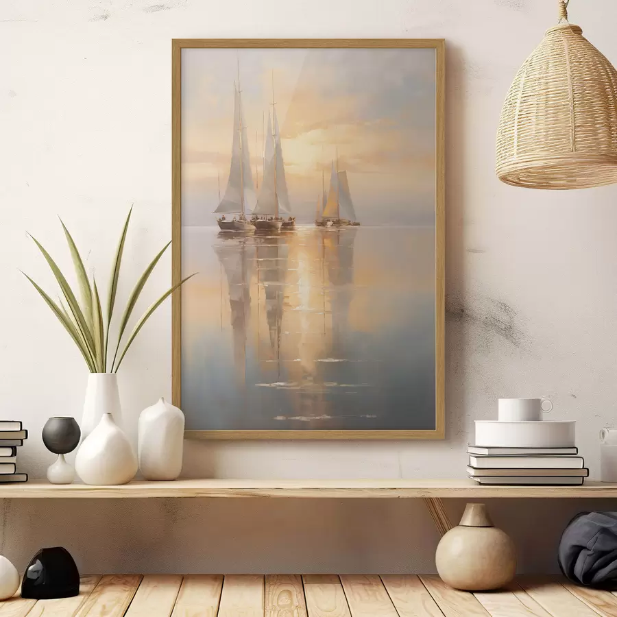 Papier peint photo Les voiles de l'aube f43148