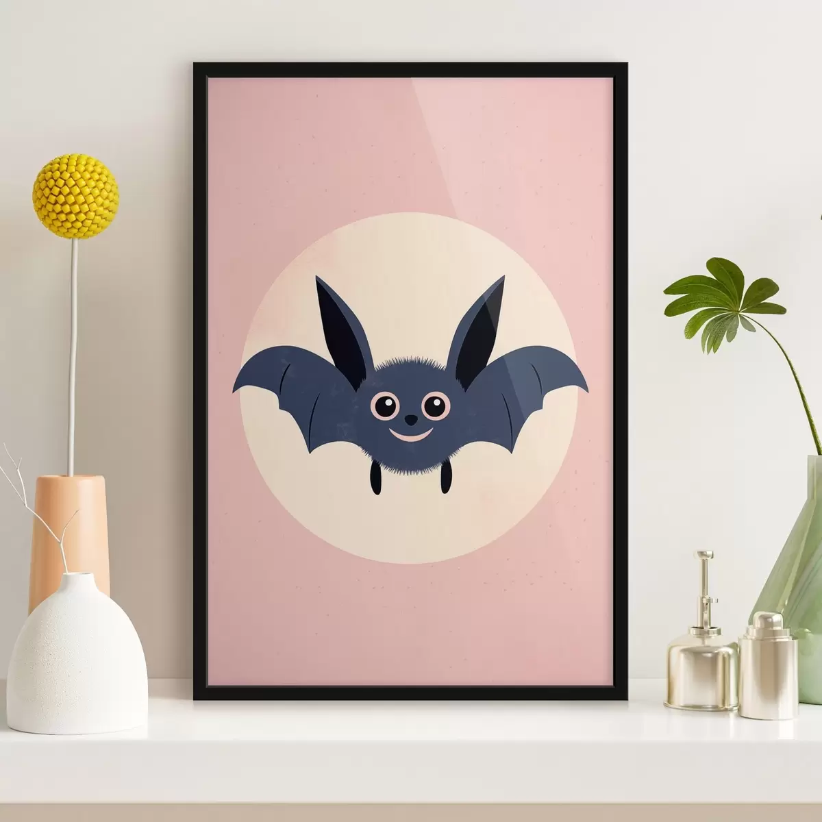 Poster Maanverlichte vleermuis f43151