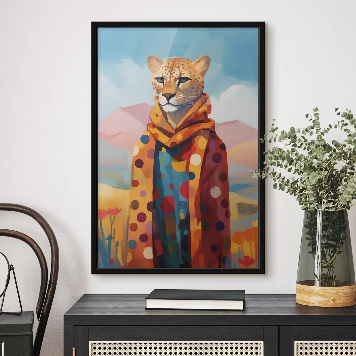 Poster Stijlvolle Cheetah f43152