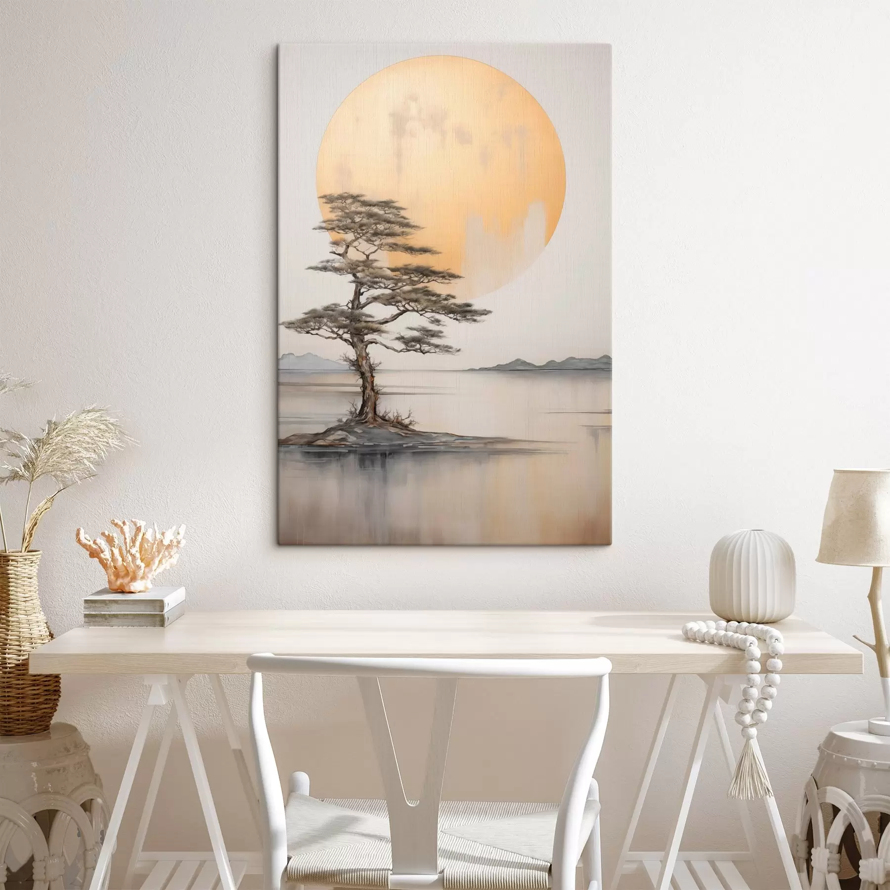 Fotobehang Stilte over water