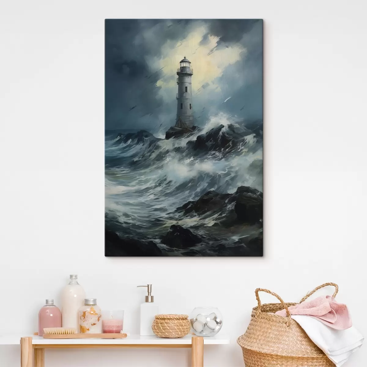  Peintures La puissance de la tempête s43146