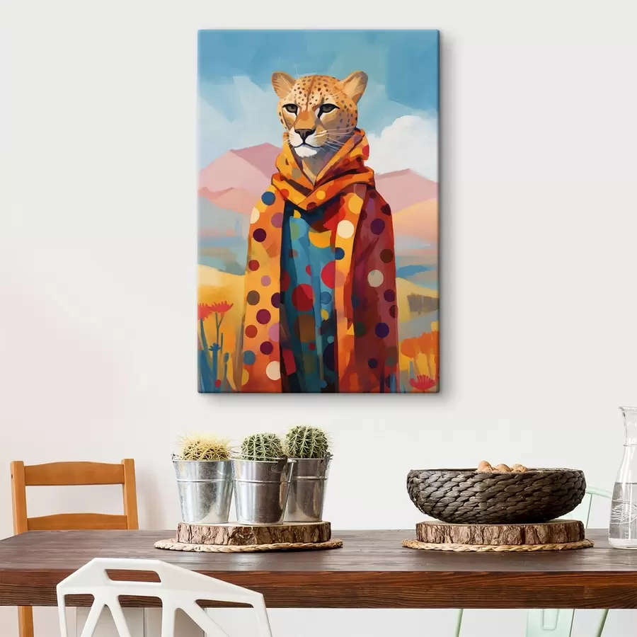  Peintures Guépard stylé s43152