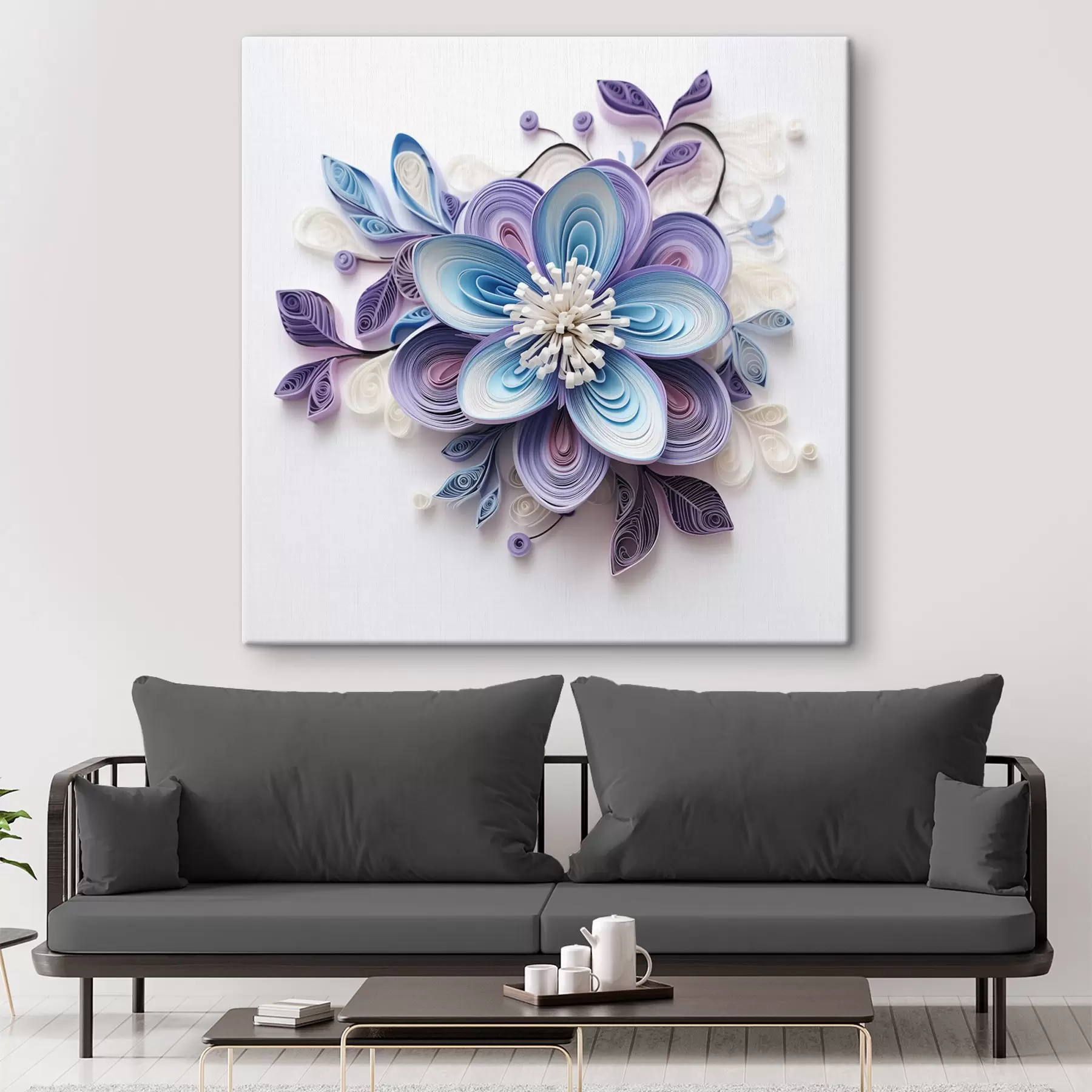  Schilderijen Abstracte bloem s43123