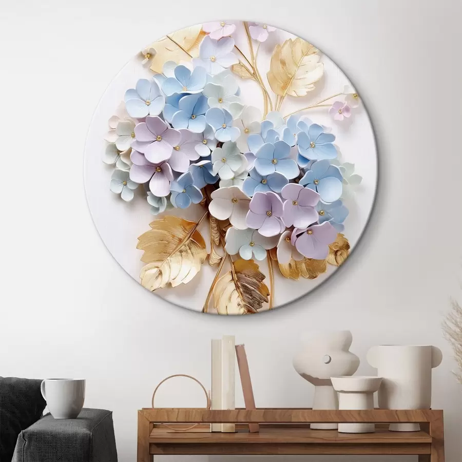  Schilderijen Tere takken van hortensia r43122