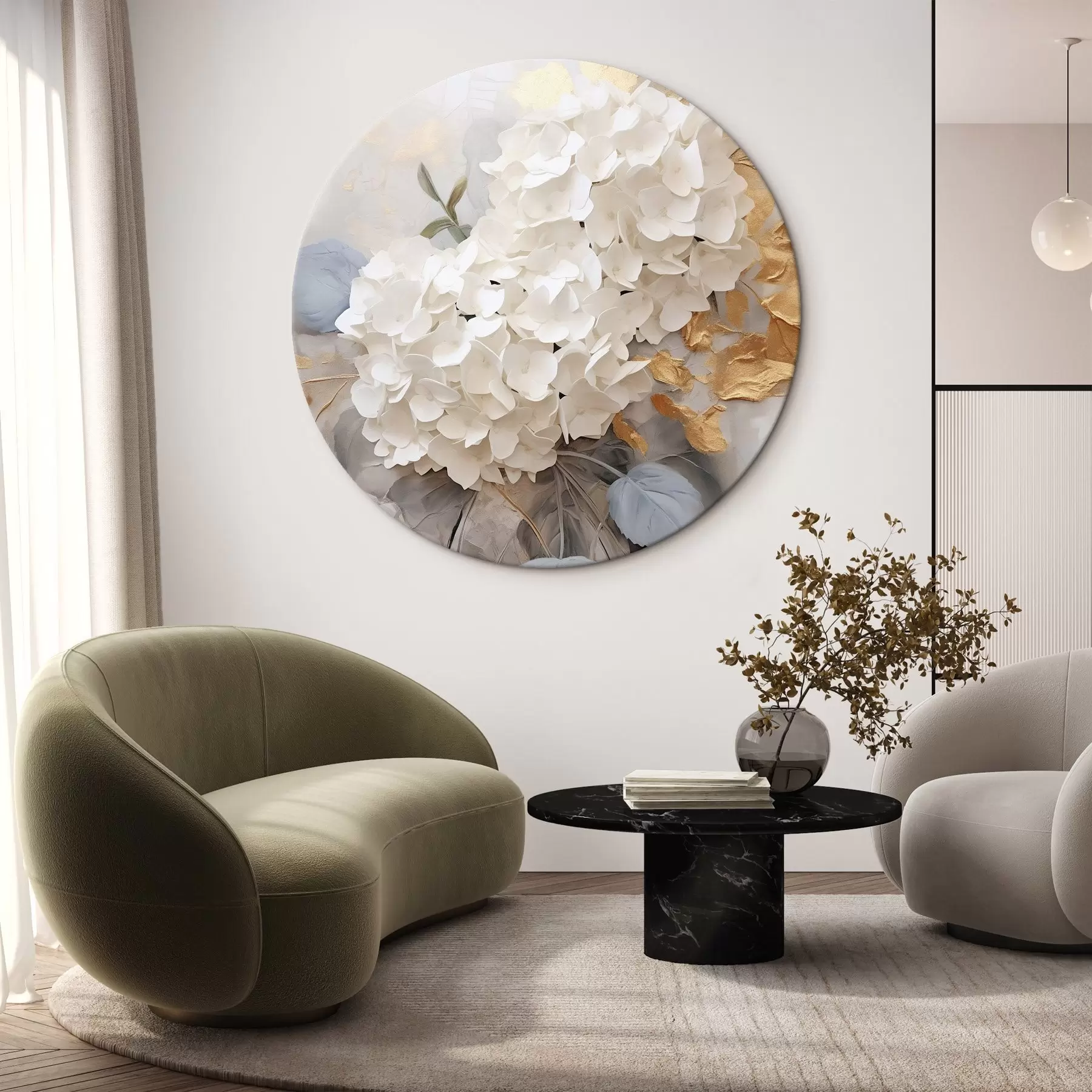  Peintures Hortensia luxuriant r43130