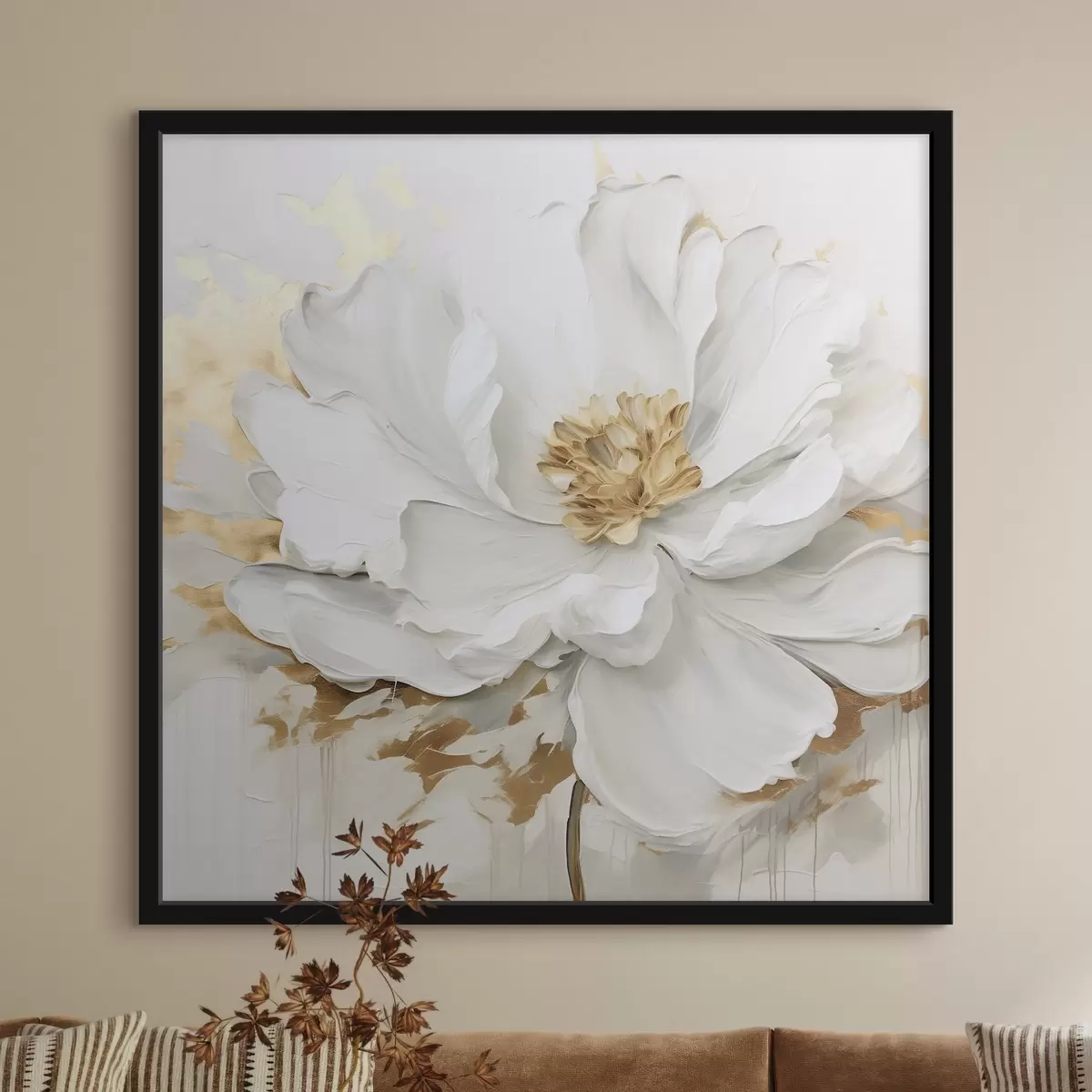 Poster Grote bloem f43127