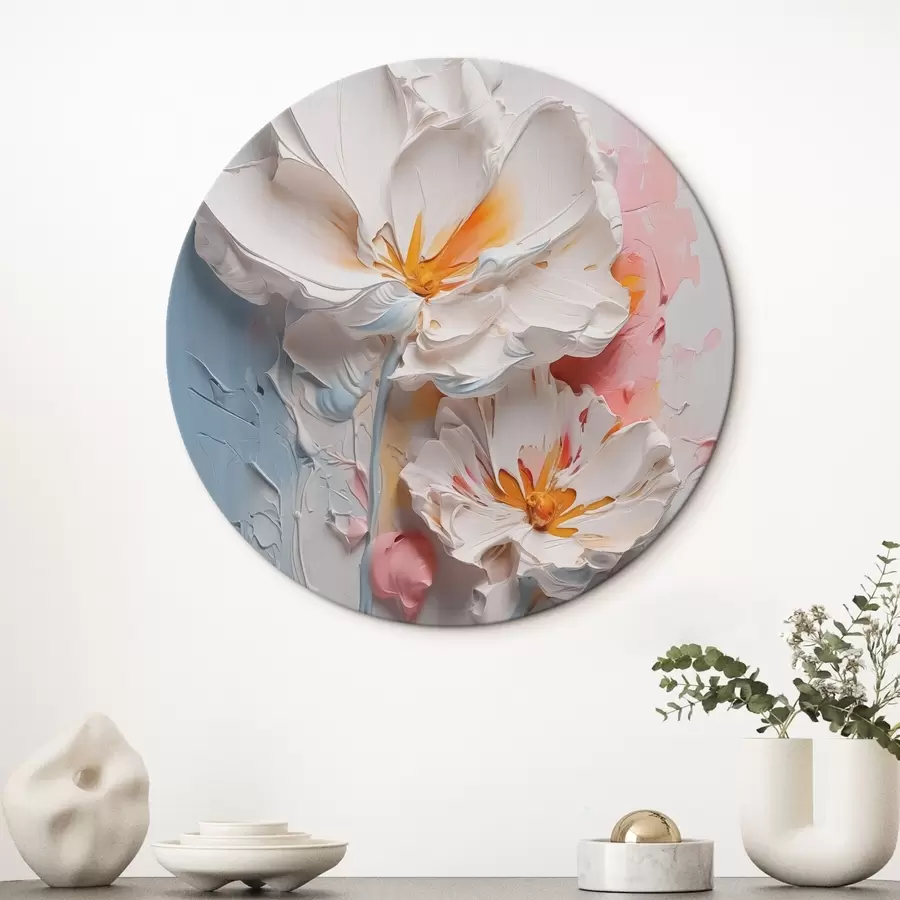  Schilderijen Abstracte bloemen r43196