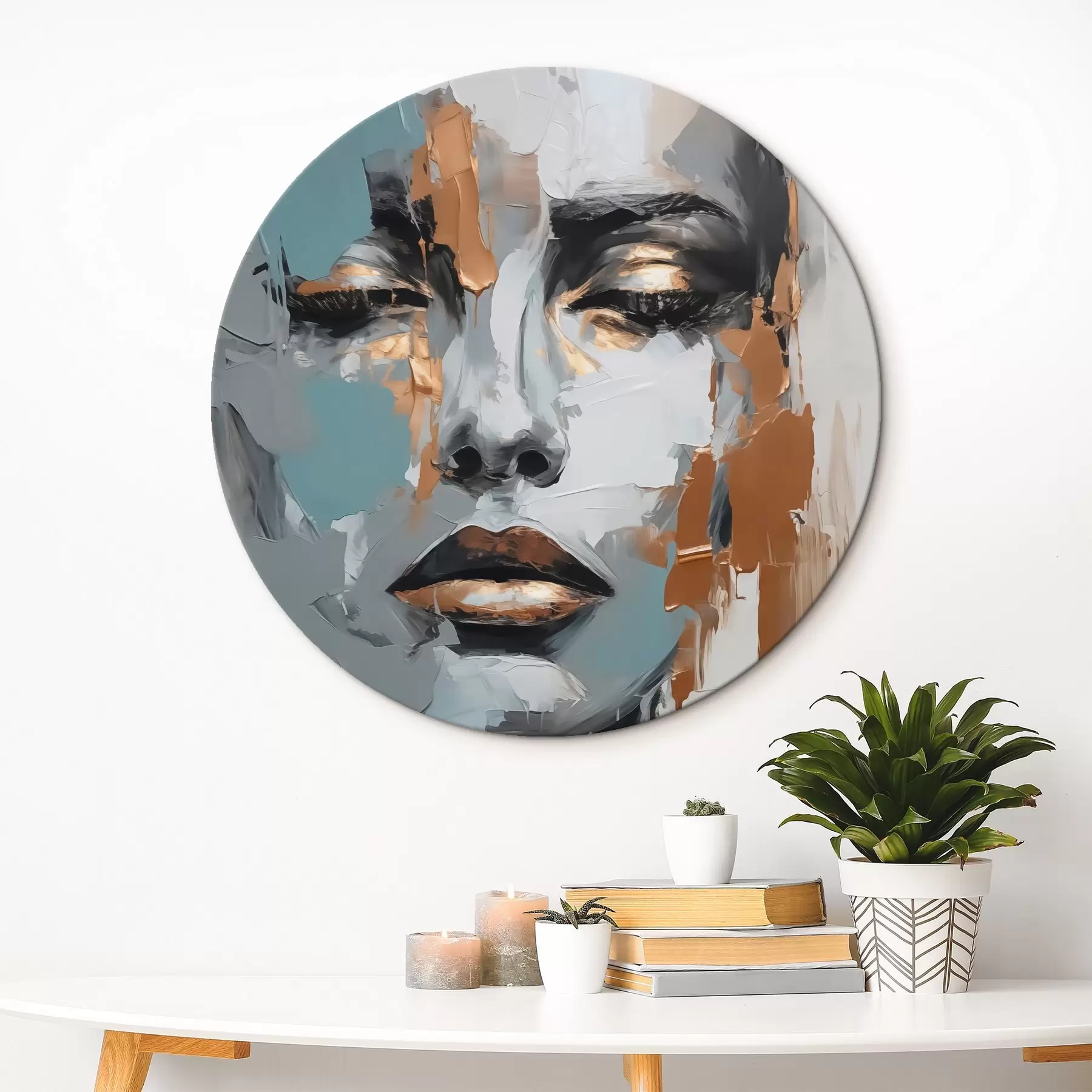  Schilderijen Abstract portret r43197