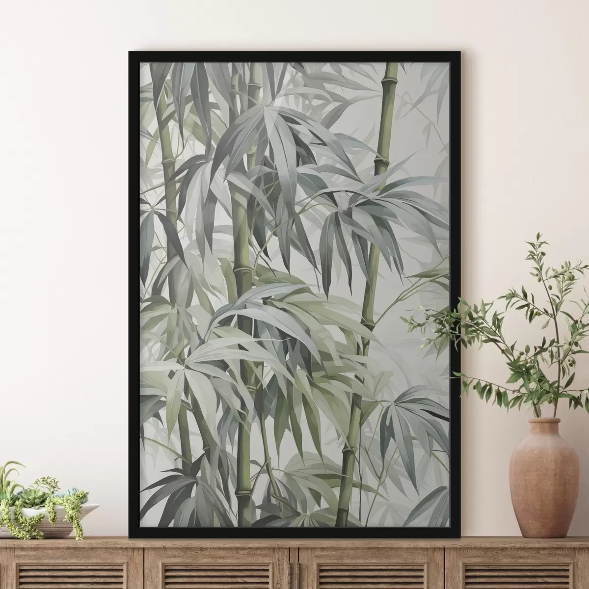 Affiche Feuilles de bambou f43195