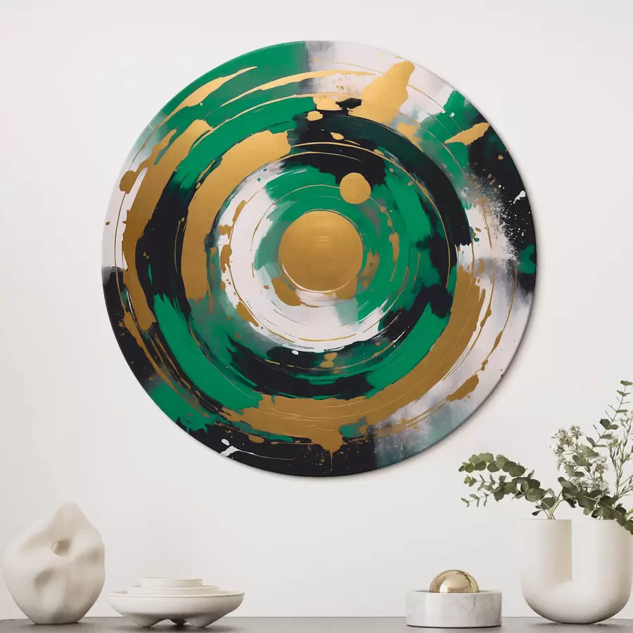  Schilderijen Abstractie met een cirkel r42992