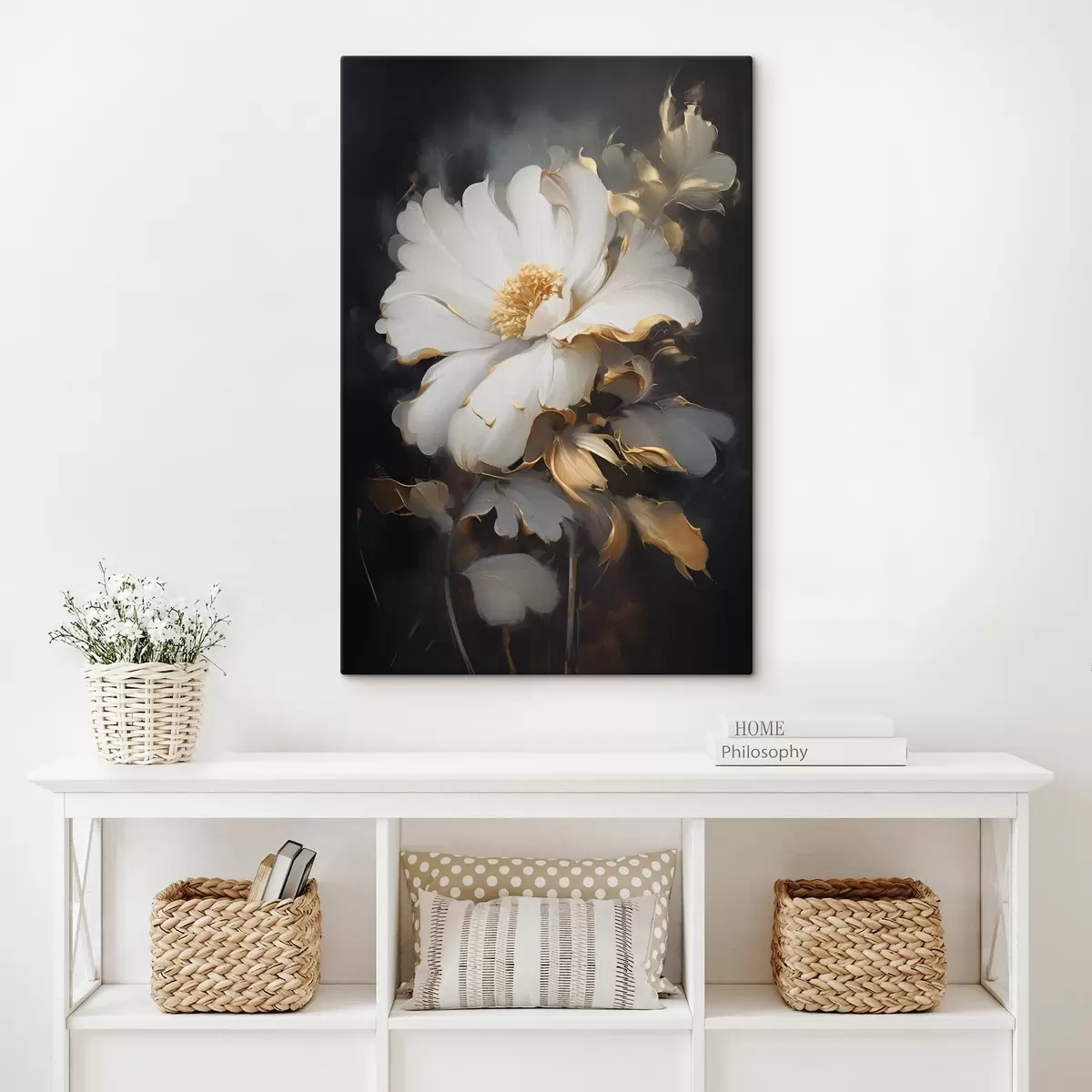  Schilderijen Grote lichte bloem s43208