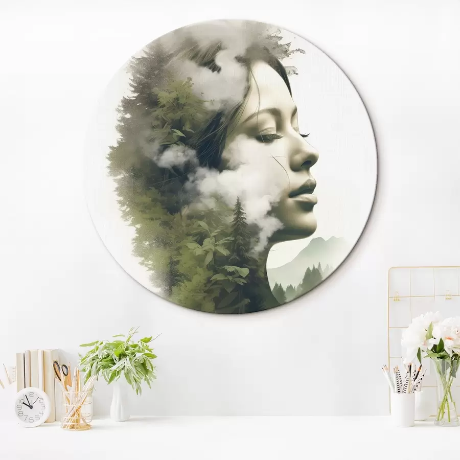  Schilderijen Mensen, meisje, natuur, abstract beeld r43206