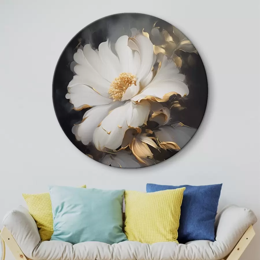  Schilderijen Grote lichte bloem r43208