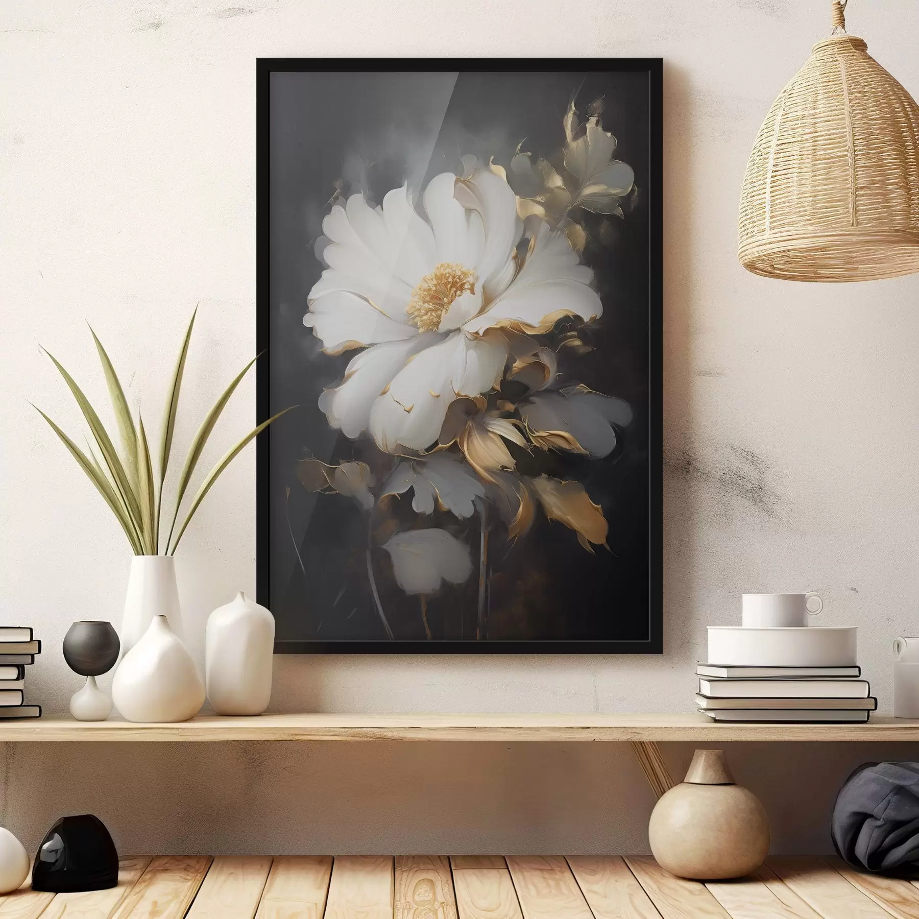 Fotobehang Grote lichte bloem f43208