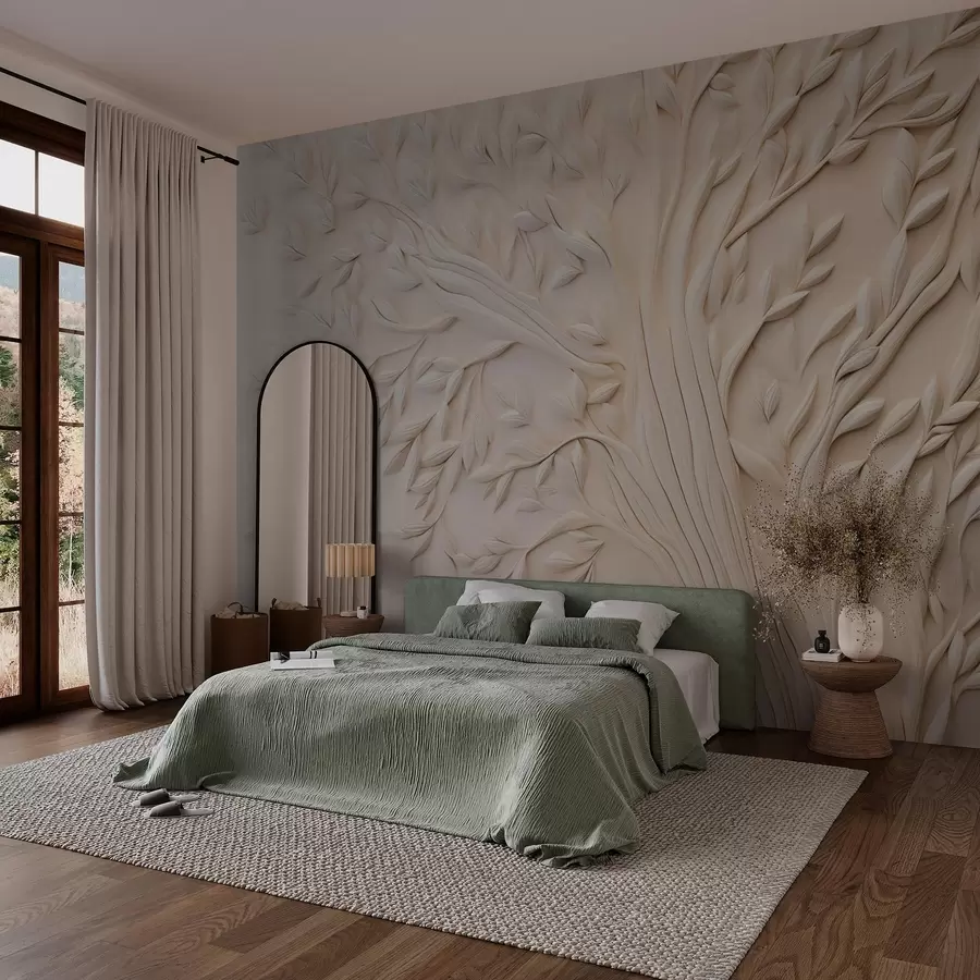 Fotobehang Abstracte boom w03276