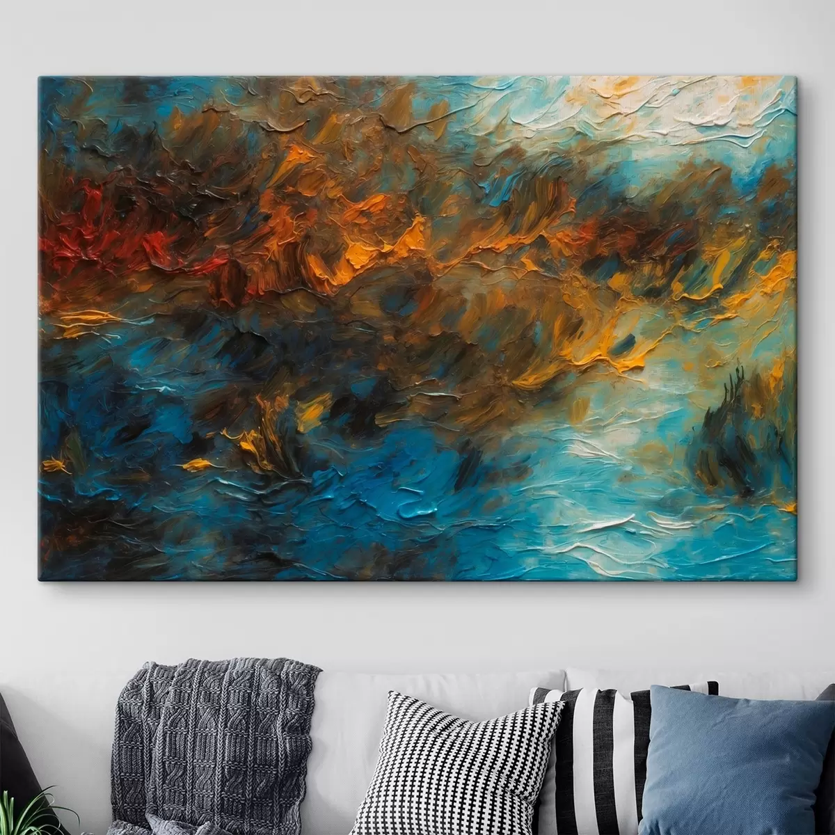  Peintures Lac flou dans le style de la peinture à l'huile s43106