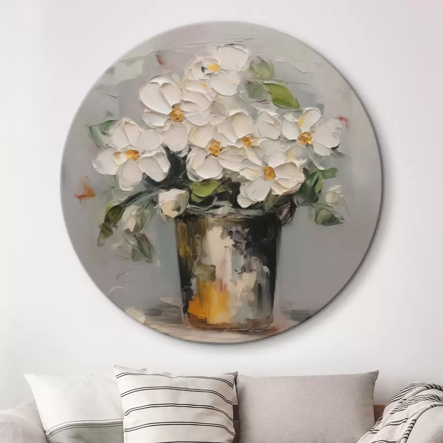  Peintures Fleurs dans un seau imitation peinture r43228