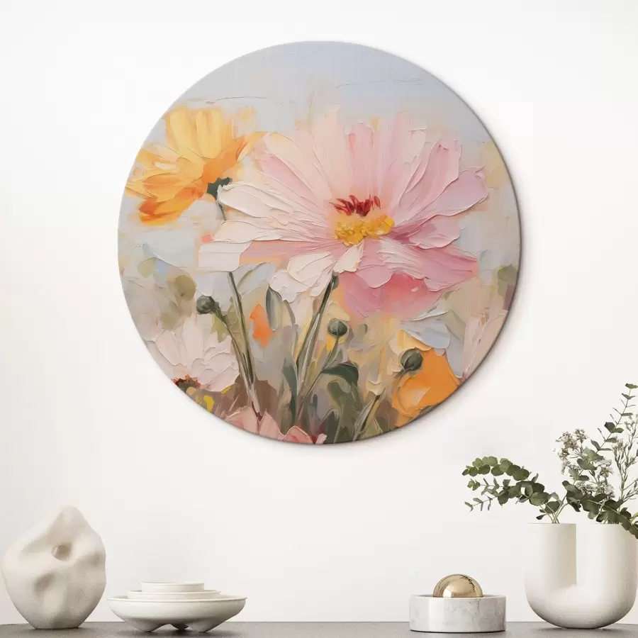  Schilderijen Heldere abstracte bloemen r43232