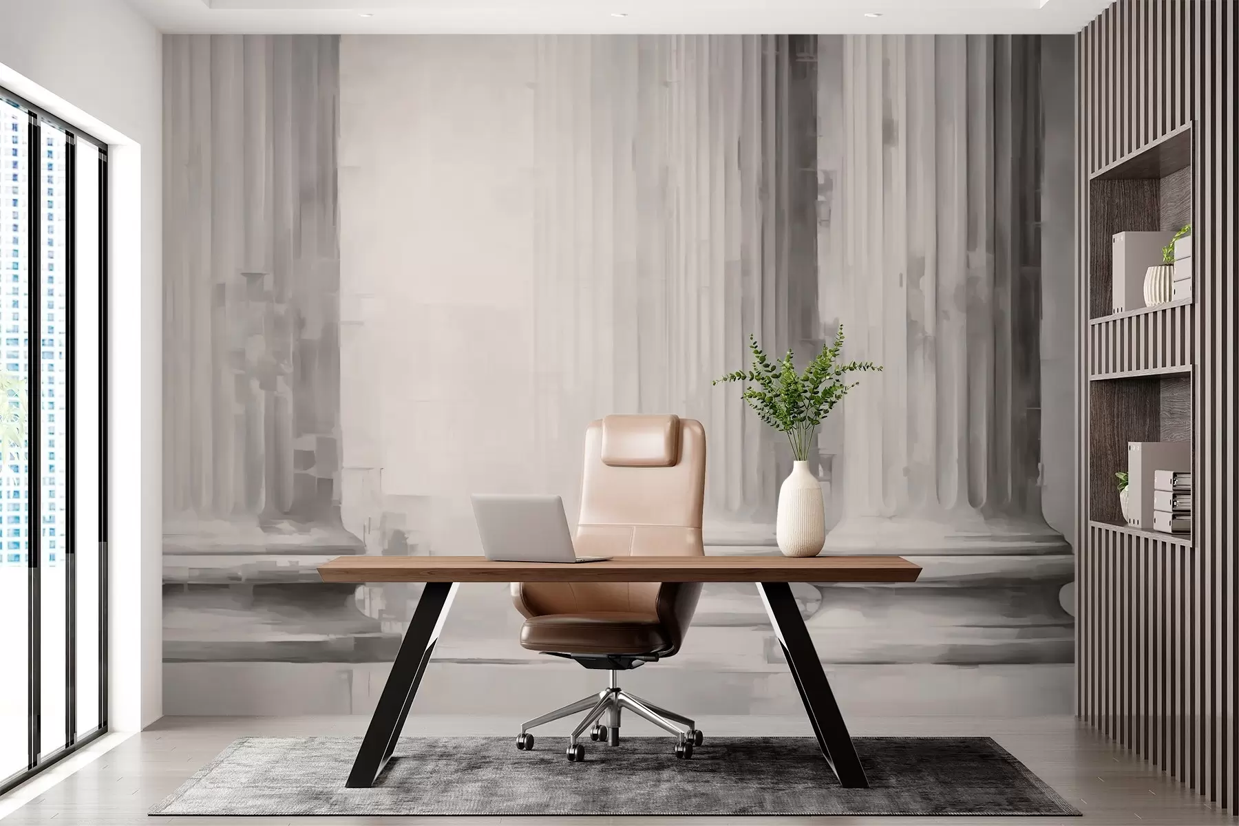 Papier peint photo Colonnes imitation peinture w03359