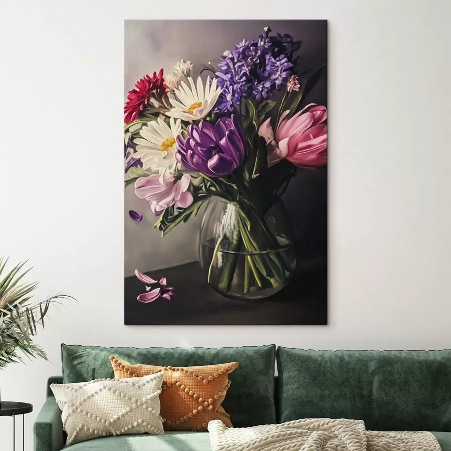  Peintures Bouquet de fleurs dans un vase s43292