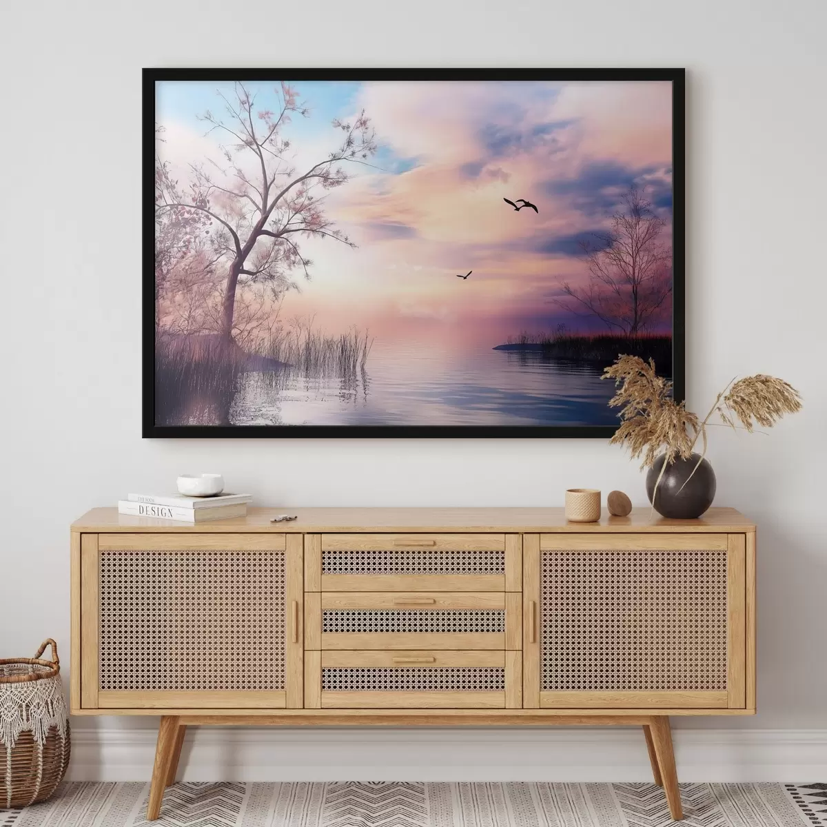 Affiche Aube sur le lac f43287