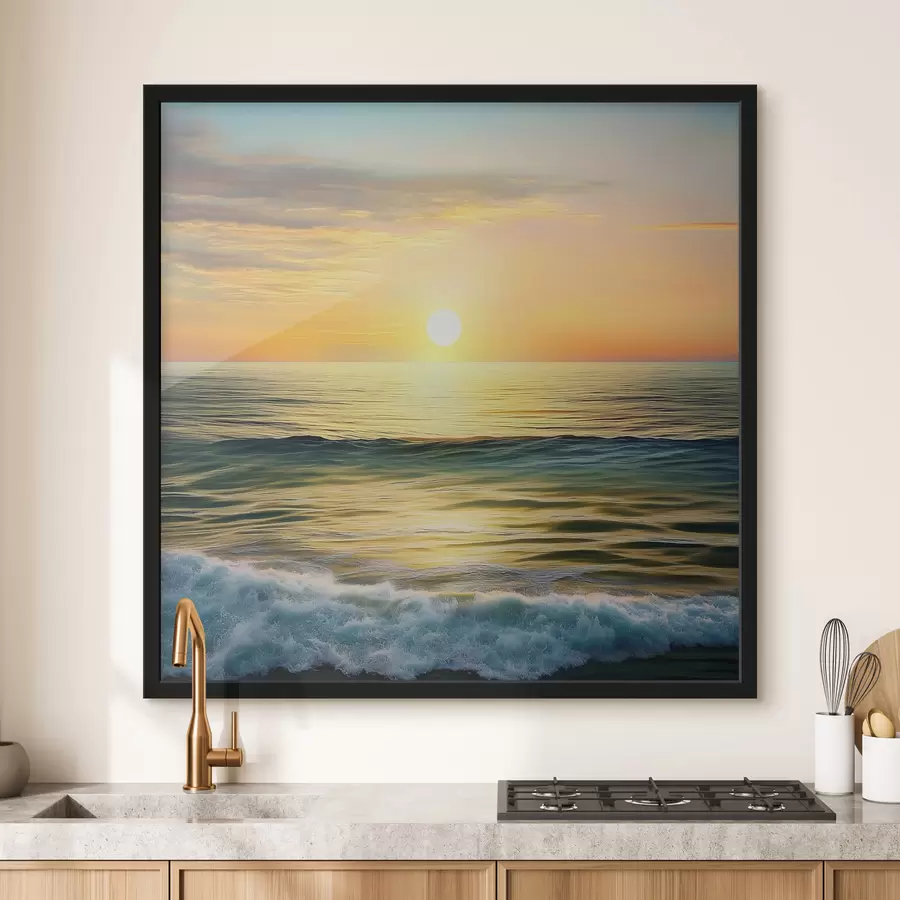 Papier peint photo L'aube sur la mer f43308