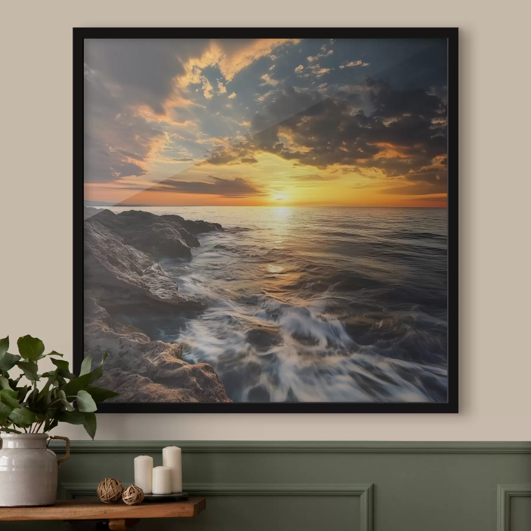  Peintures Mer à l'aube f43309