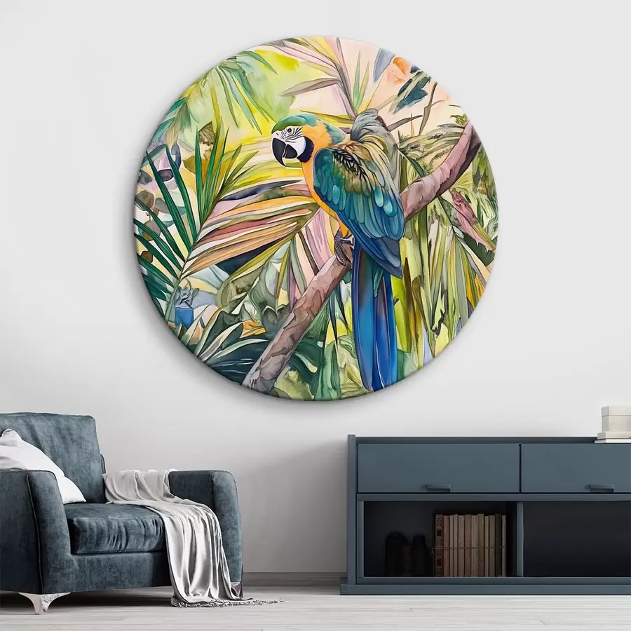  Peintures Perroquet sur un arbre r43306