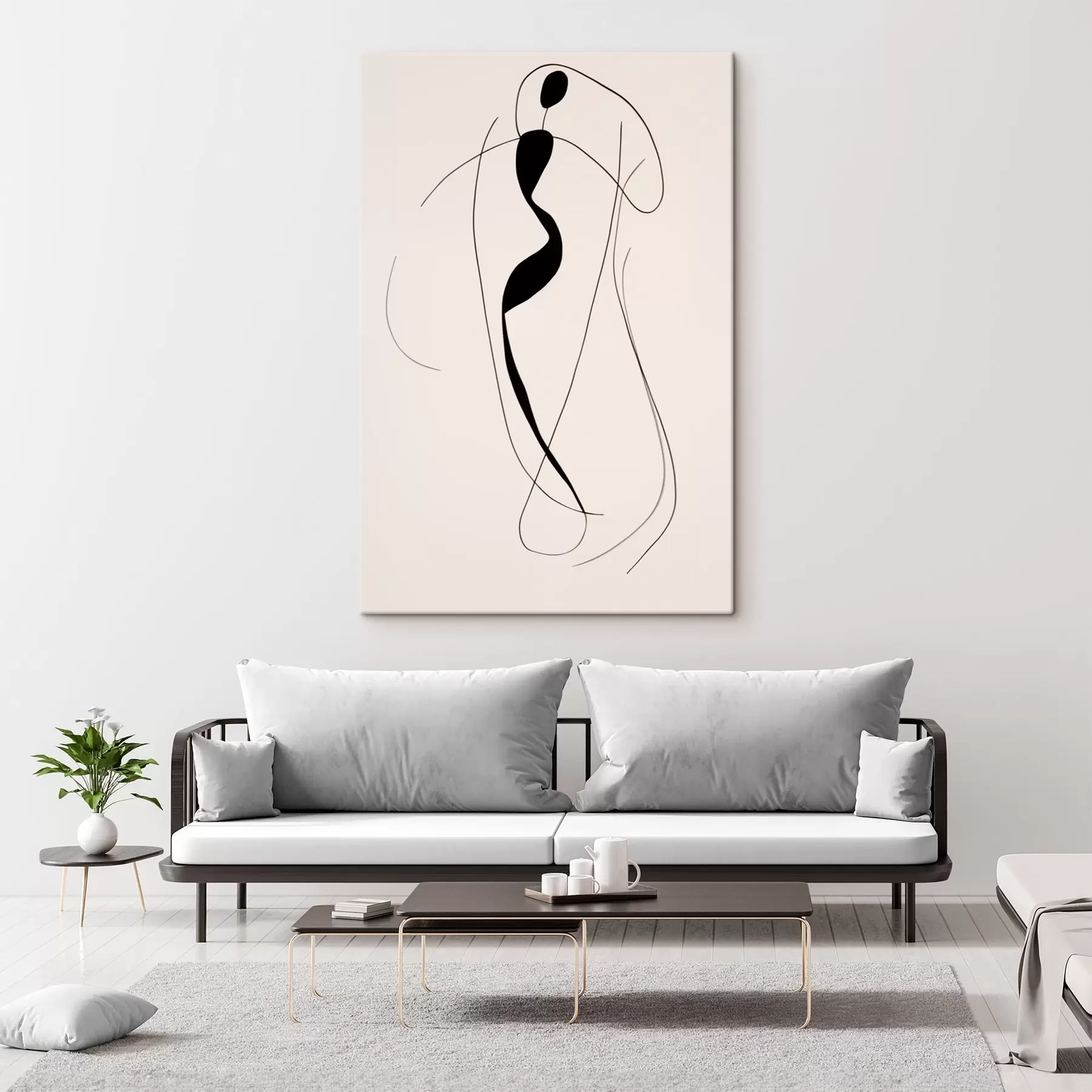Fotobehang Minimalistisch abstract silhouet s43274