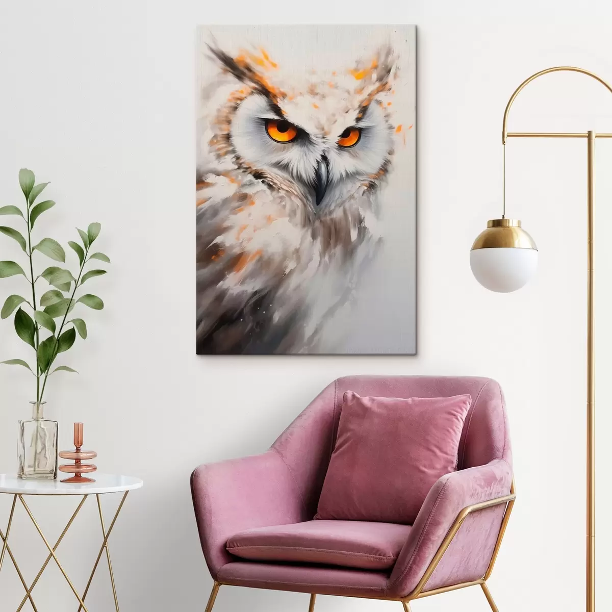  Peintures Regard mystique d'un hibou s43283