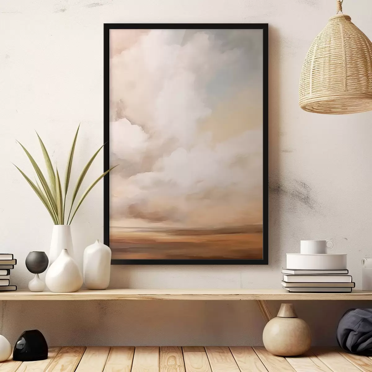 Affiche Paysage avec nuages f43270
