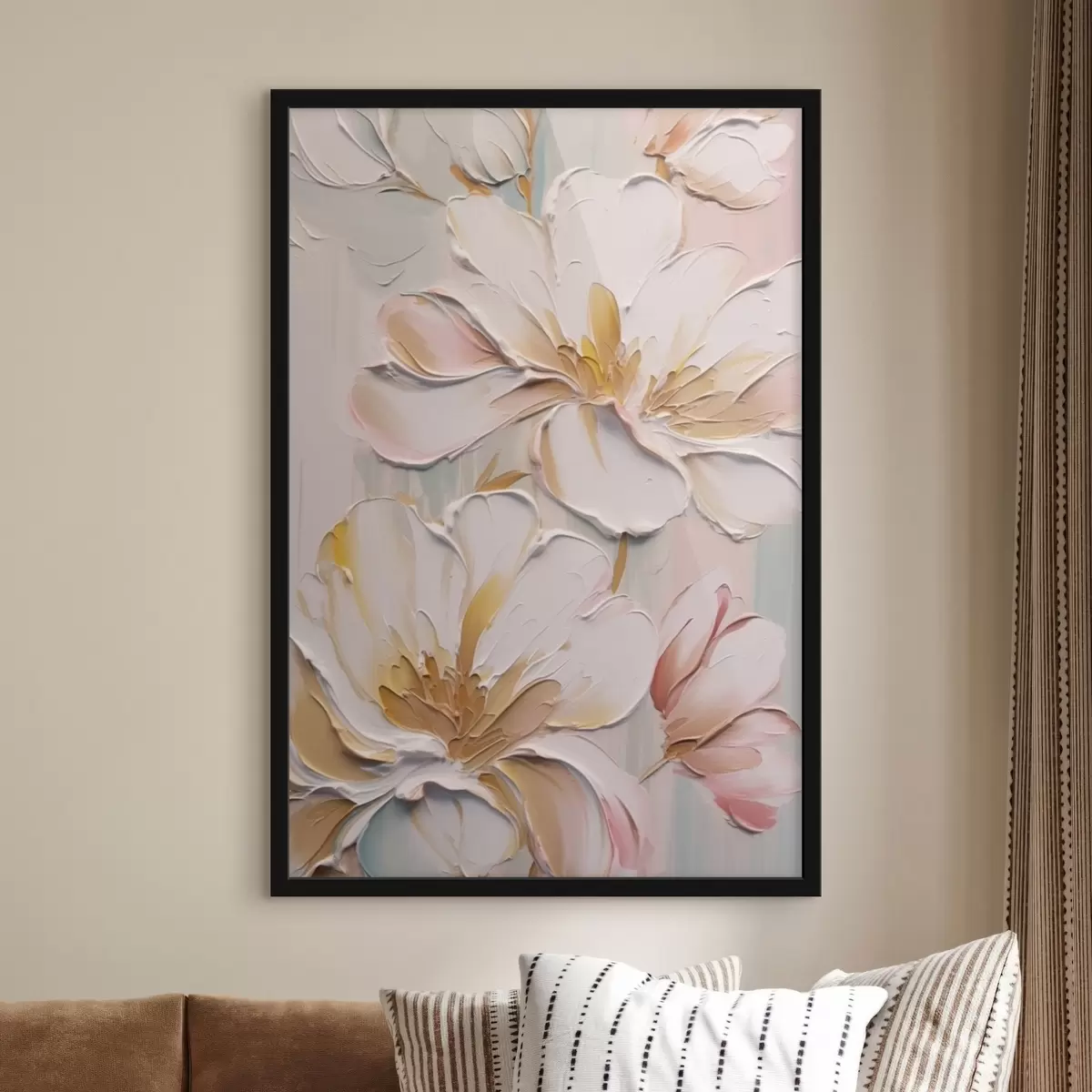 Poster Pastelbloemen f43277