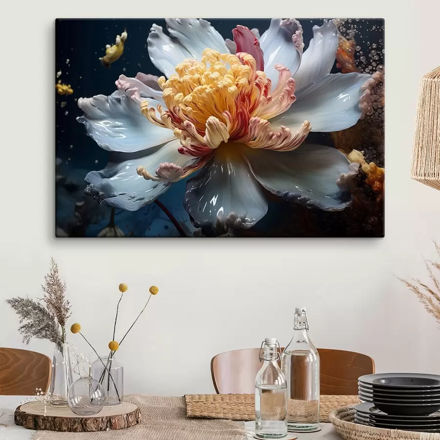  Schilderijen Onderwater bloem s43314