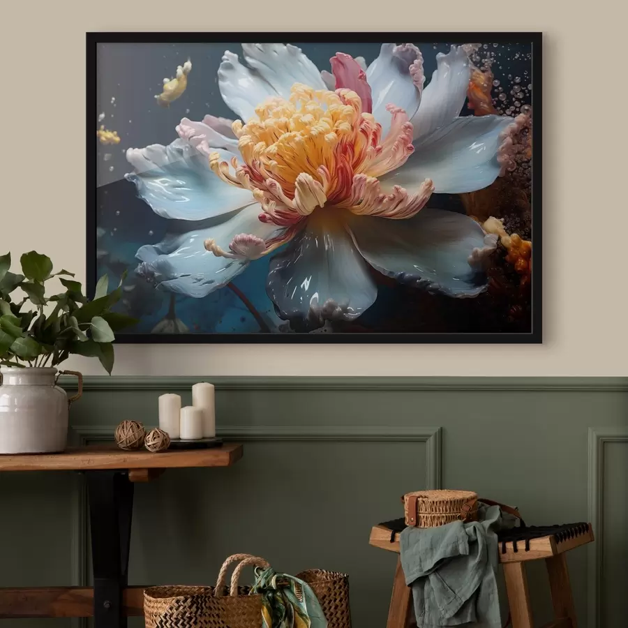 Papier peint photo Fleur sous-marine f43314