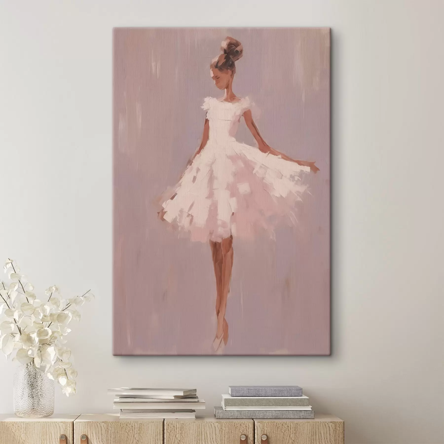 Papier peint photo Peinture abstraite d'imitation de ballerine s43342