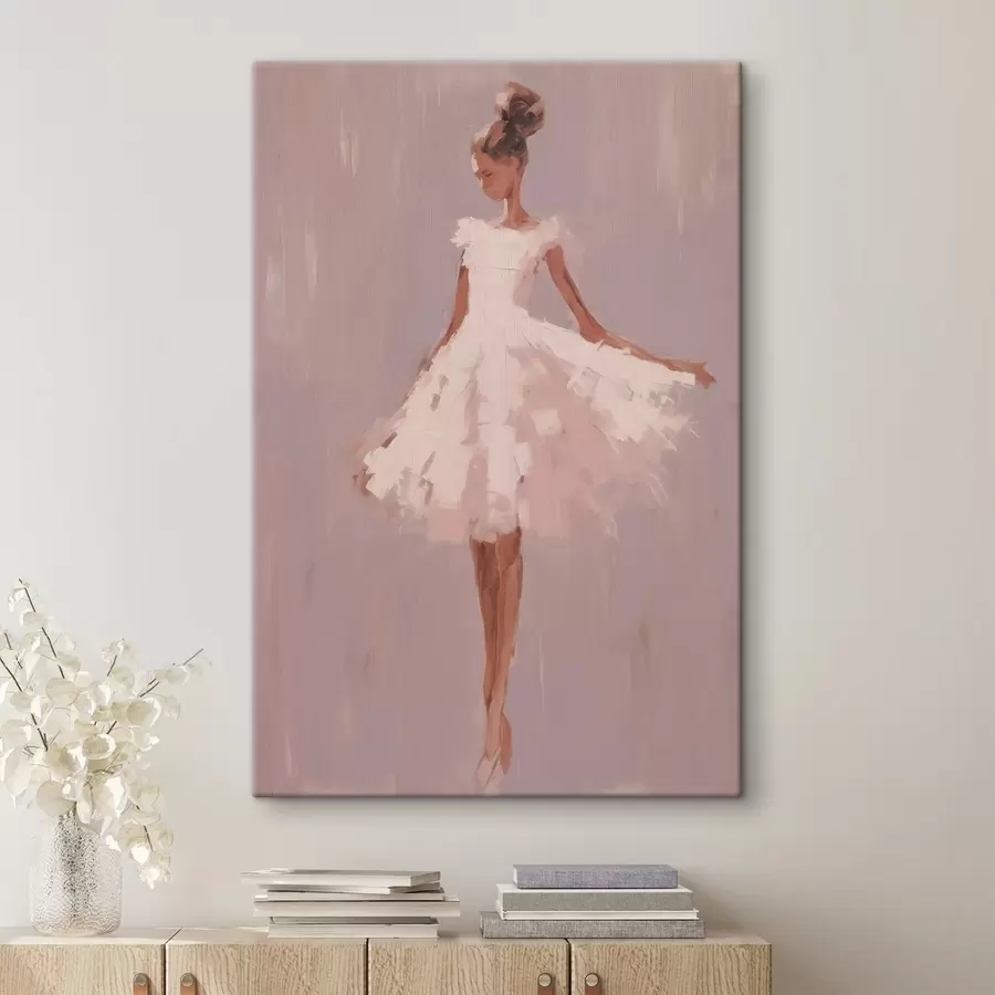  Schilderijen Ballerina abstract imitatieschilderij s43342