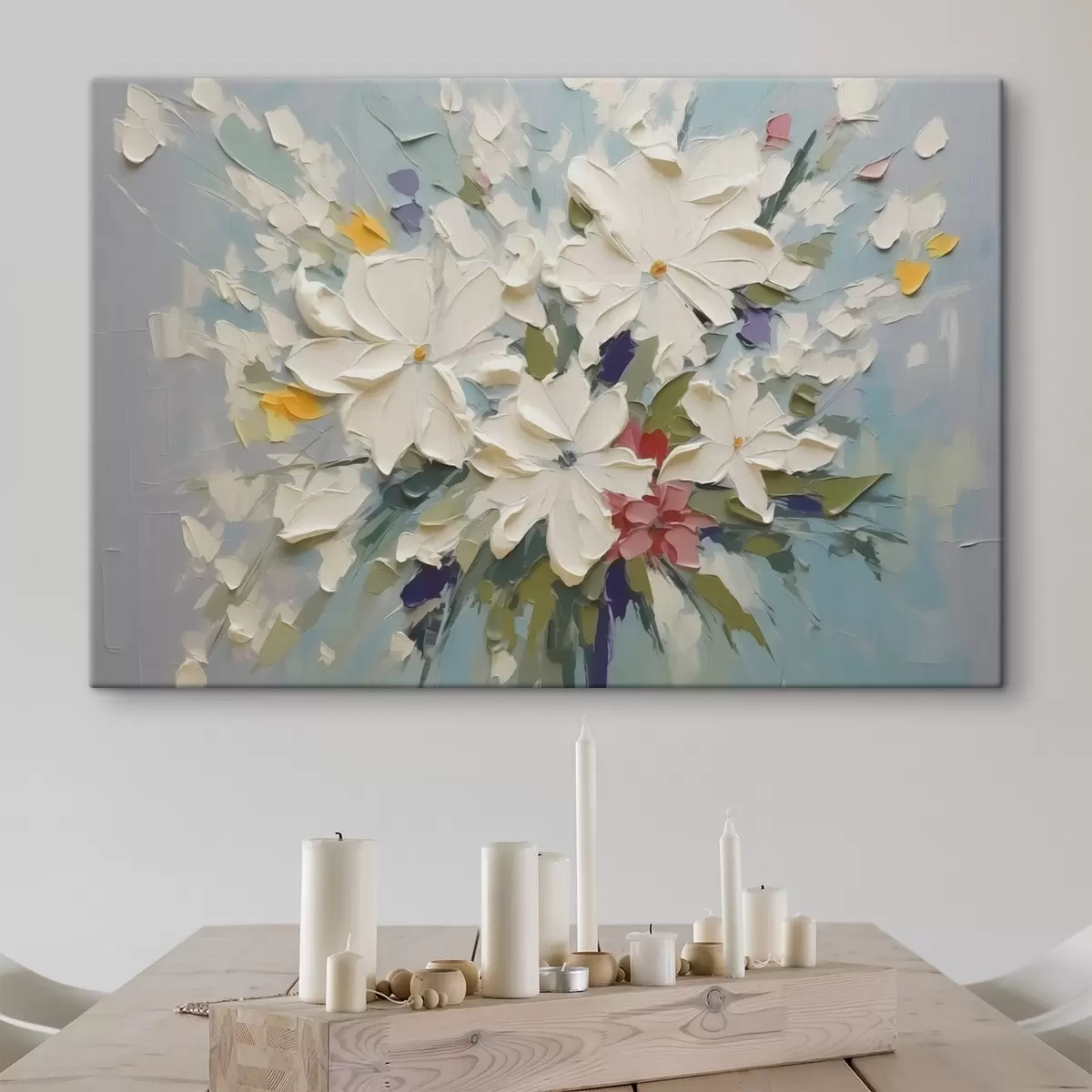  Schilderijen Boeket bloemen imitatieschilderij s43348