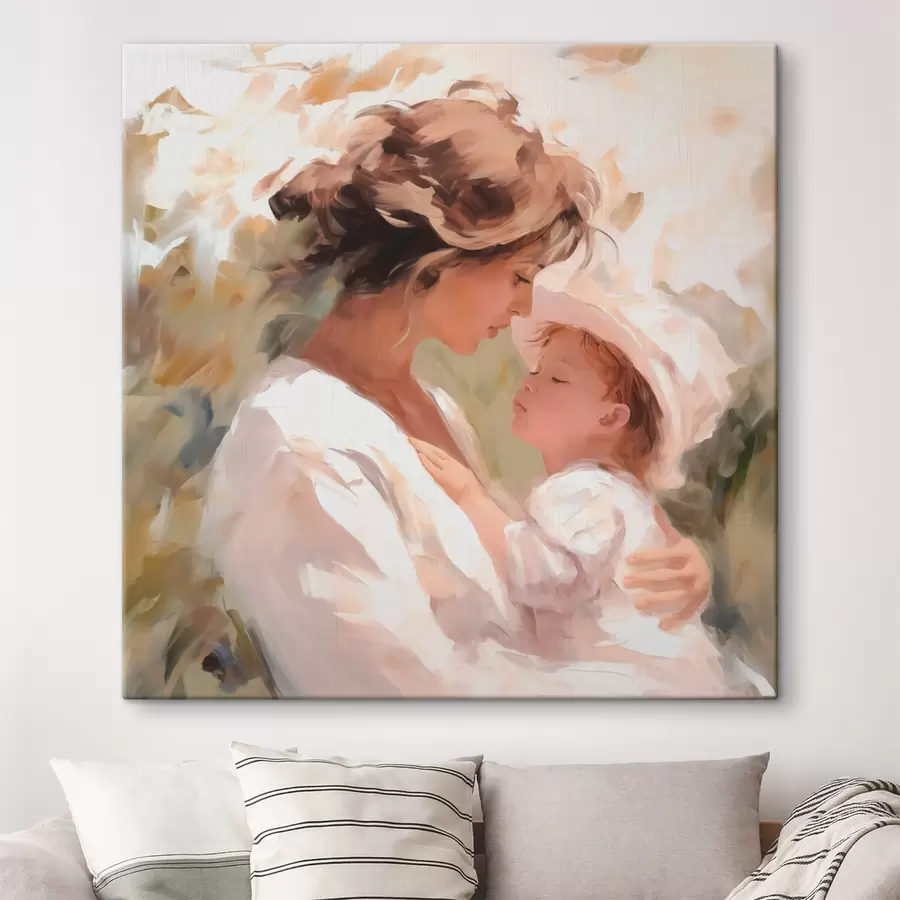  Peintures Femme avec un enfant imitation de peinture s43358