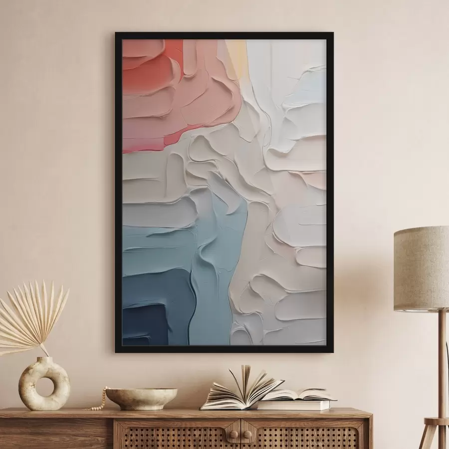 Fotobehang Abstractie imitatie van schilderkunst f43347