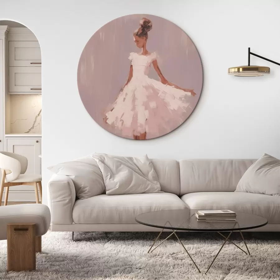  Schilderijen Ballerina abstract imitatieschilderij r43342