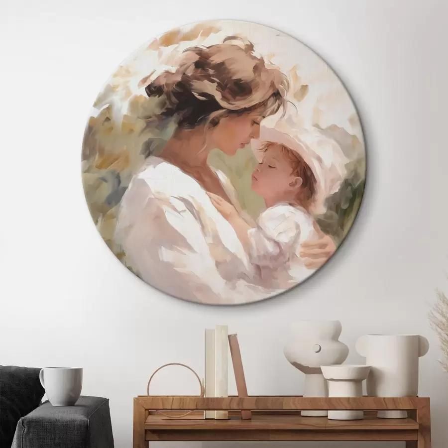  Schilderijen Vrouw met kind imitatie van schilderij r43358