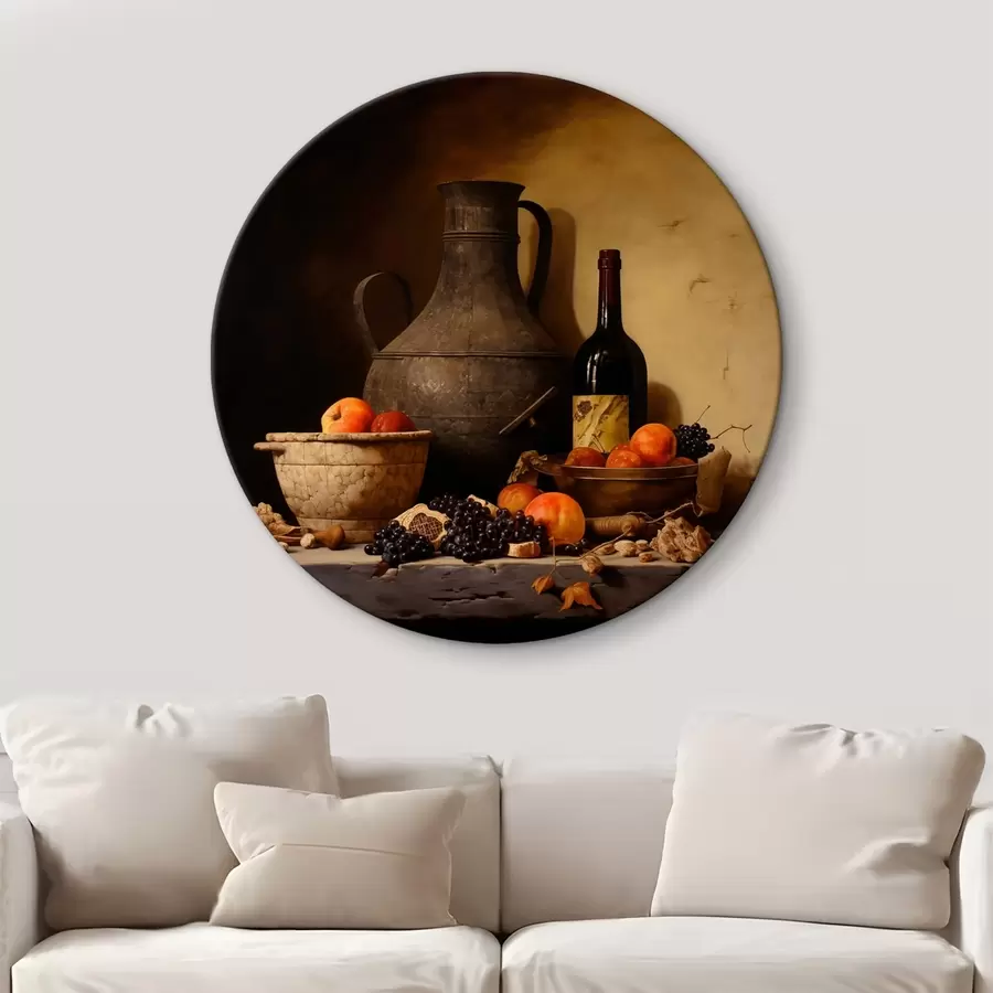  Schilderijen Klassiek stilleven met warme verlichting r43369