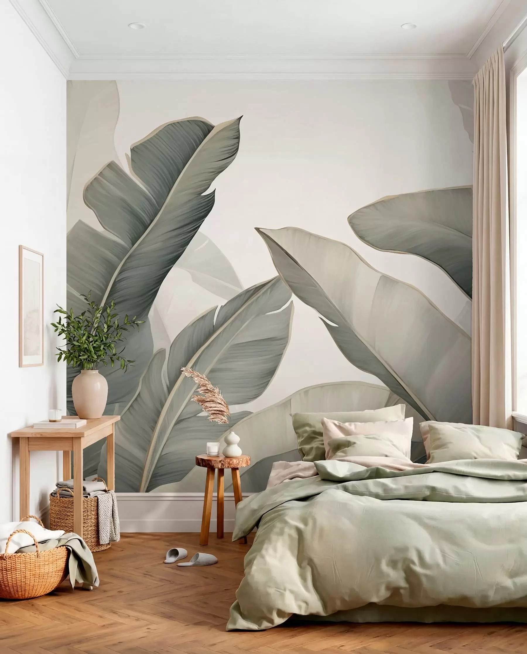 Fotobehang Tropische bladeren w03427