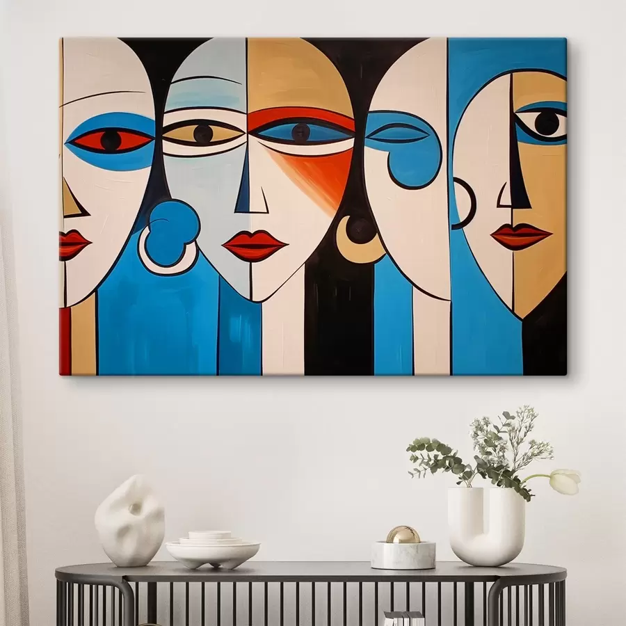  Peintures Portraits féminins cubistes s43427