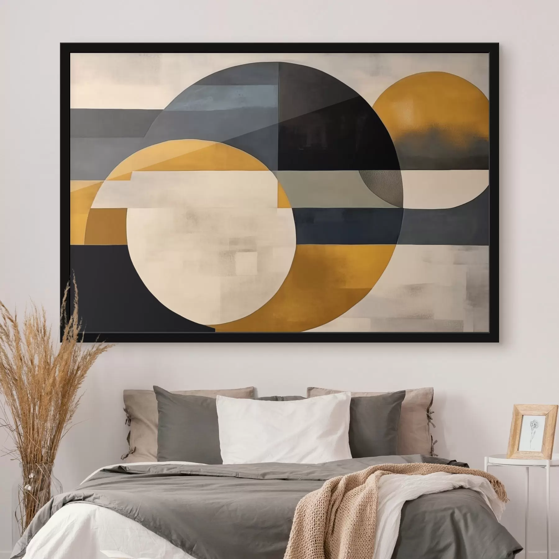 Fotobehang Geometrische compositie in minimalistische stijl f43419