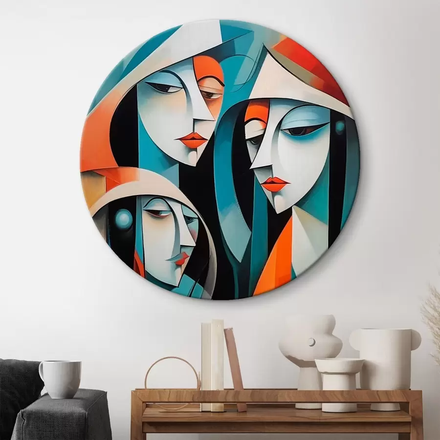  Peintures Image abstraite de portraits féminins r43411