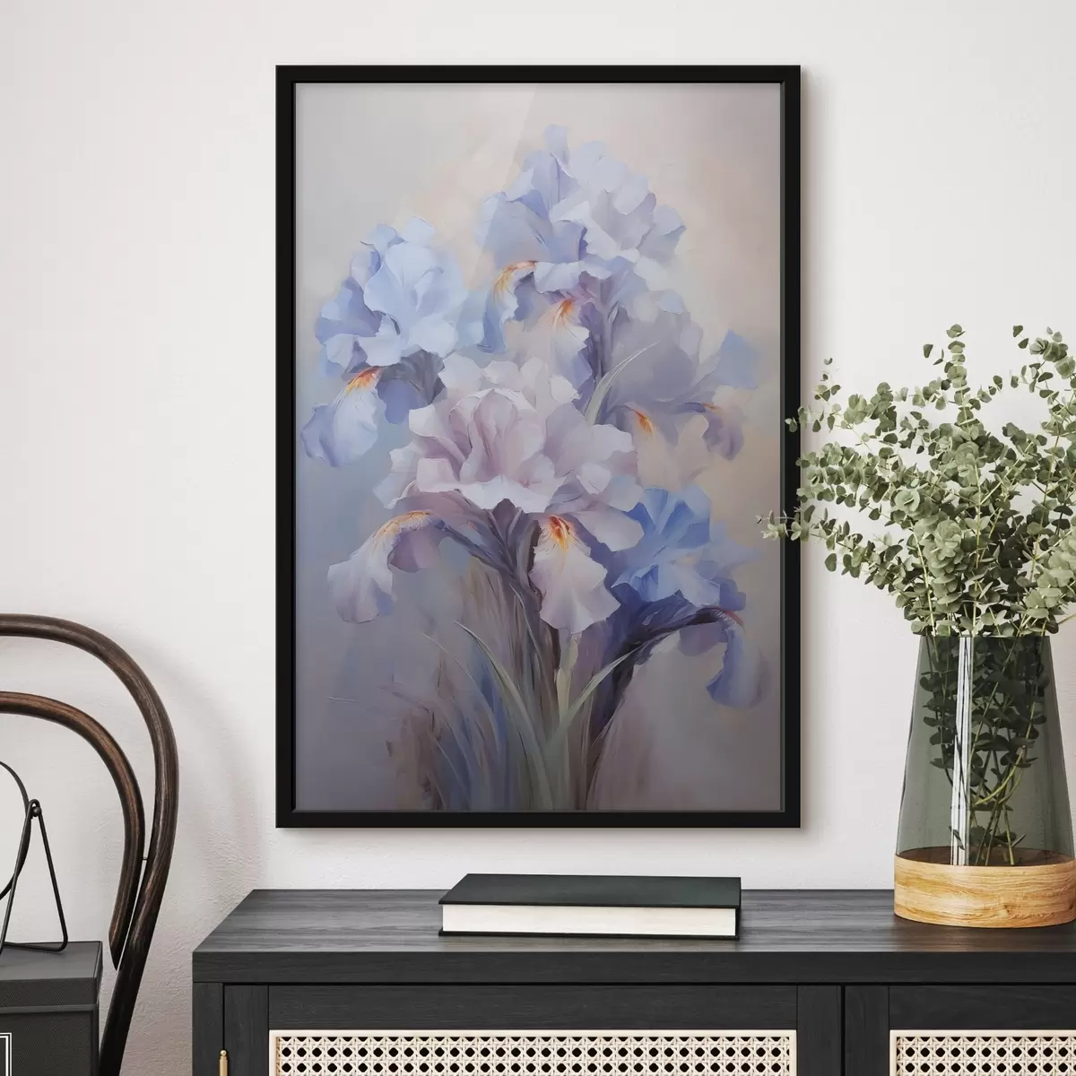 Affiche Iris imitation de peinture f43431