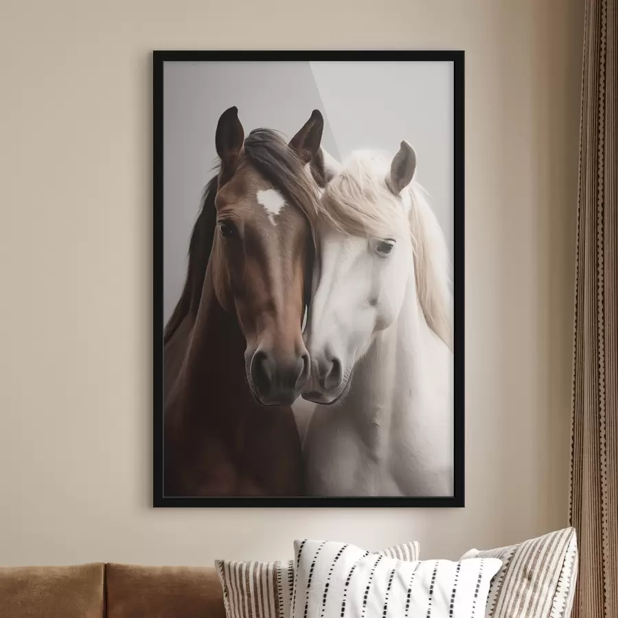 Fotobehang Paarden f43436
